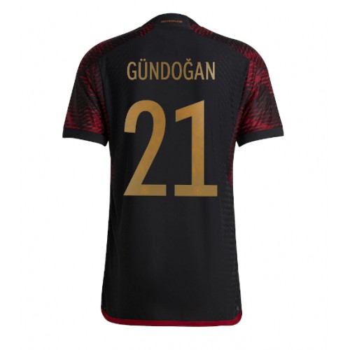 Lacne Muži Futbalové dres Nemecko Ilkay Gundogan #21 MS 2022 Krátky Rukáv - Preč